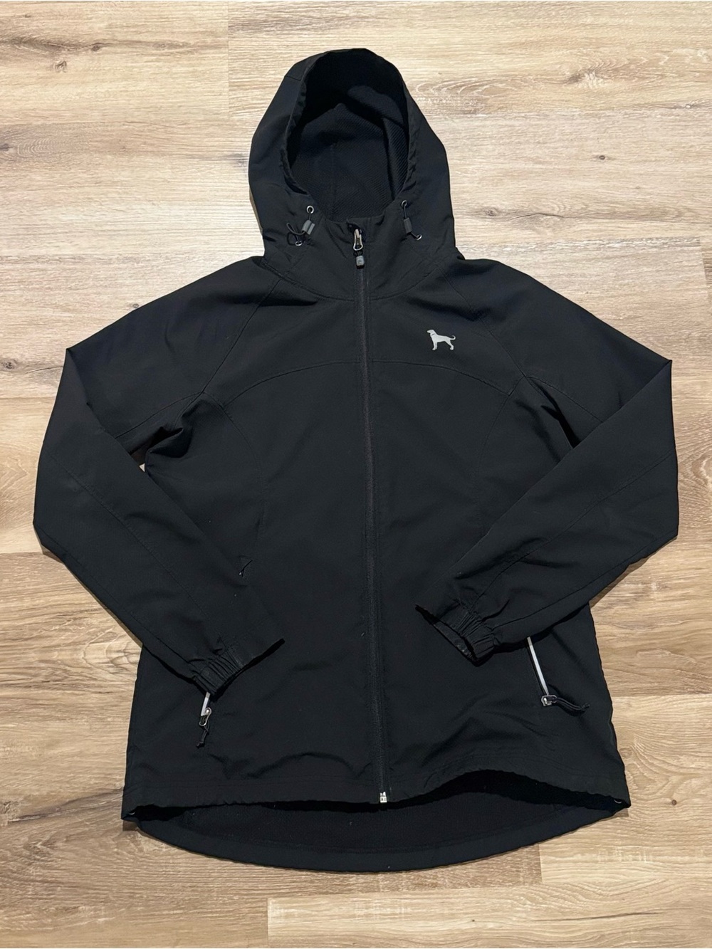 Avalanche The Black Dog Women's Black Hooded Softshell Jacket medium